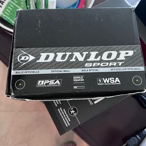 Dunlop Competition Squash Balls - 12 Black Box Set